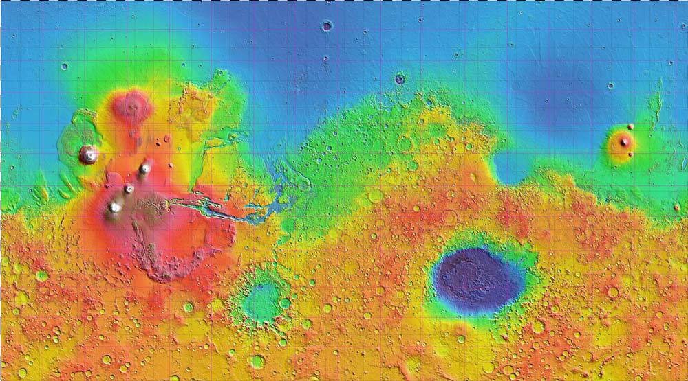 高清晰度的火星地表图片